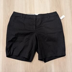 Talbots NWT Black Perfect Shorts 9" 18W